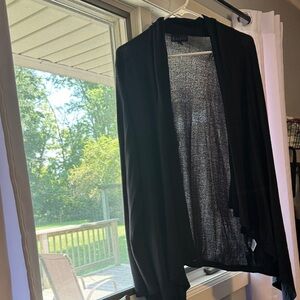 Bobeau Classic Black Cardigan